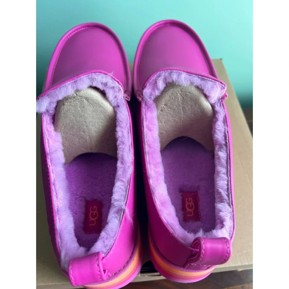 UGG Urseen Platform Raspberry All Gender M13/W14 Rainbow Festival Shoes NEW